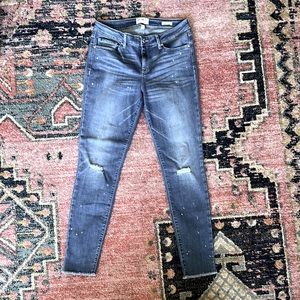 William Rast Skinny Ankle Distressed Jean - 28